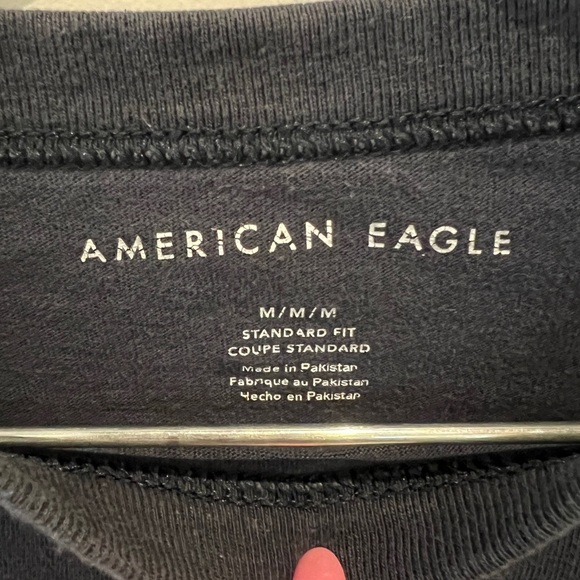 American Eagle Long sleeve T-shirt. Blue/Gray men’s M standard fit - Picture 3 of 4